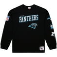 thumbnail image 2 of Men's Mitchell & Ness  Black Carolina Panthers Training Camp Vintage Logos Long Sleeve T-Shirt, 2 of 5