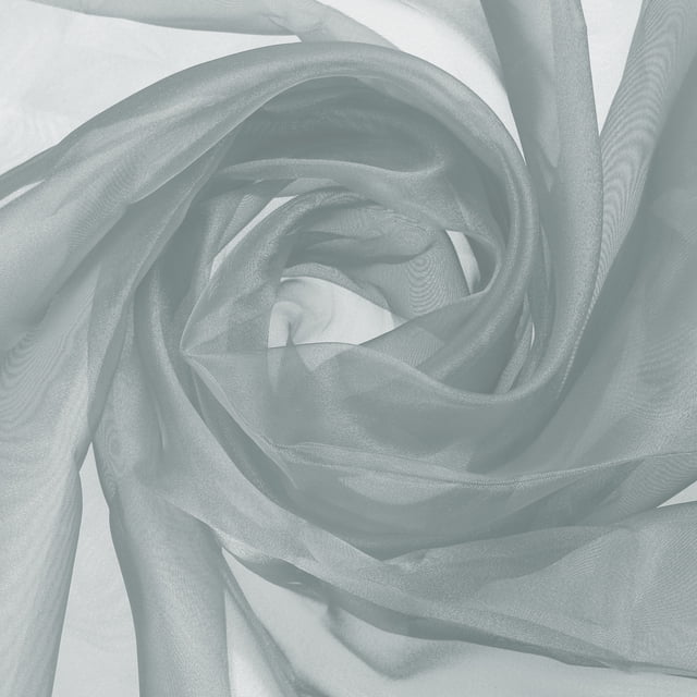 Tela de tul de organza Uxcell, cristalina y sedosa para manualidades DIY, corredor de mesa, gris