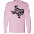 thumbnail image 3 of Inktastic Texas Silhouette Mandala Long Sleeve T-Shirt, 3 of 5