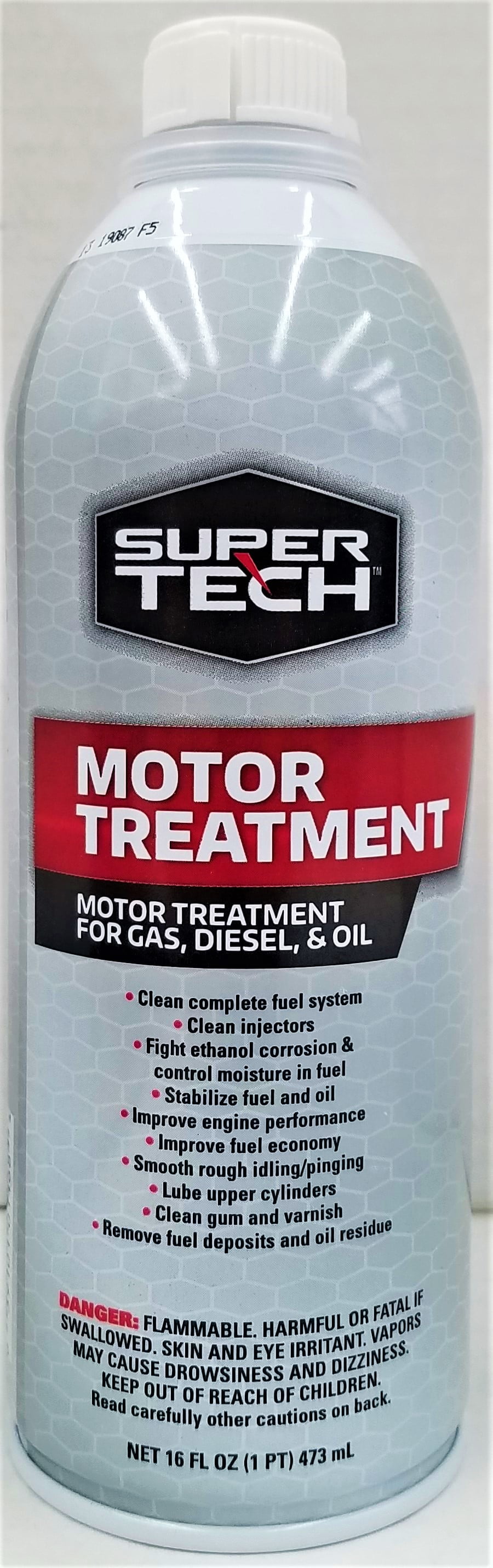 Super Tech Motor Treatment Additive for Gas, Diesel, & Oil 16 fl. oz