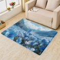 thumbnail image 2 of Butterfly Rugs for Living Room Bedroom - Flower Rug 6x9 - Blue Carpet for Home Decor - Washable Non Slip Patterned Indoor Large Area Rug - Soft & Low Pile (ZN&745), 2 of 7