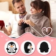 thumbnail image 3 of Regalos CryCarrot hecho a mano a ganchillo con pingüino romántico, 3 of 6