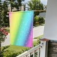 thumbnail image 5 of PAYOHTO Double Sided Garden Flag for Yard Rainbow Glitter Outdoors Festival Colorful Decoration, 5 of 9