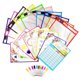 thumbnail image 3 of Bolsa de brocha seca transparente preescolar para niños, bolsa de dibujo de educación temprana, E,11 Feliz Sencillez, 3 of 5