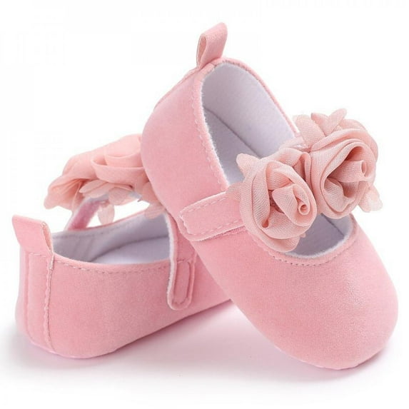 Xinhuaya Cotton Farbic Baby Shoes Newborn Girl Princess Dress Mary Jane Lovely Soft Sole Shoes