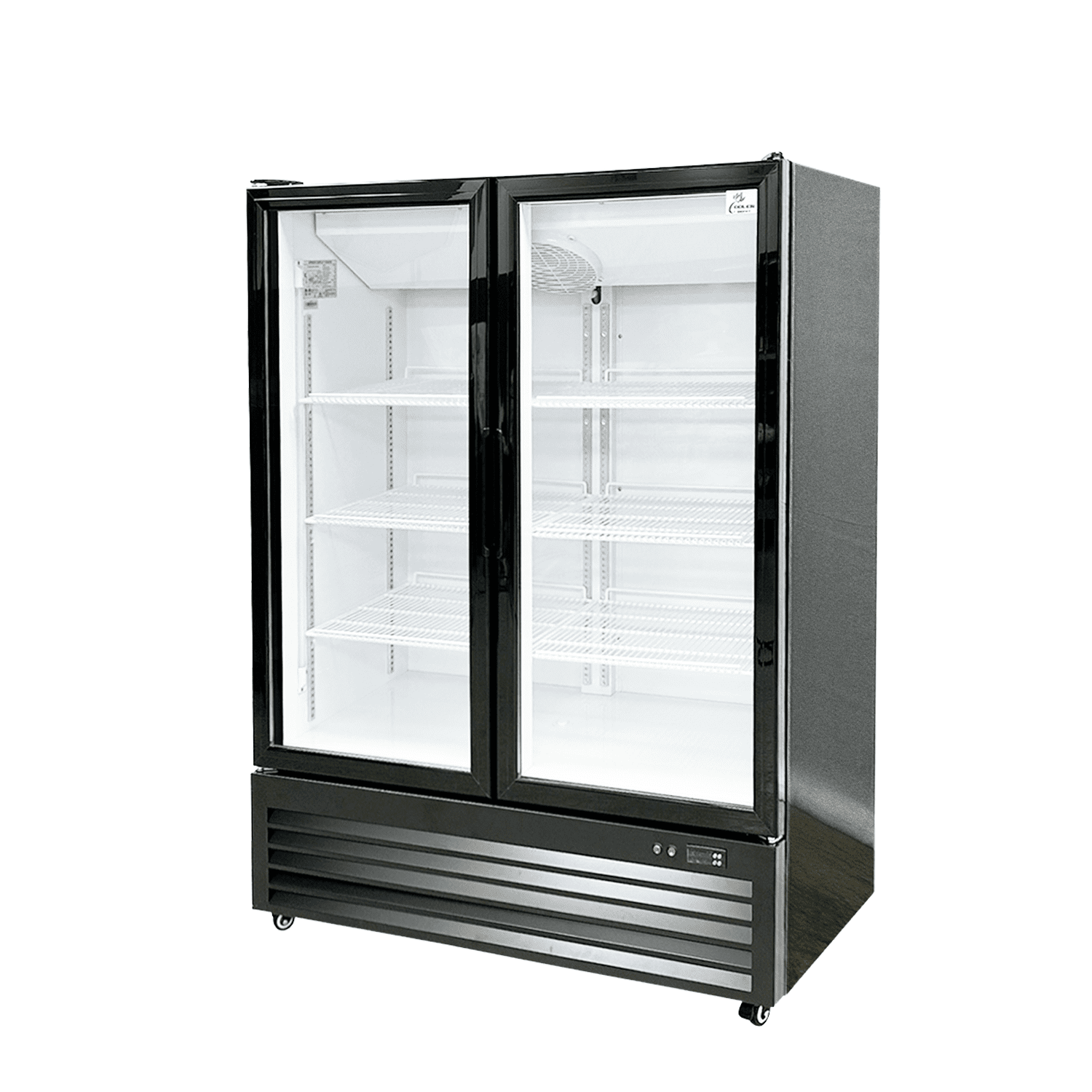 Cooler Depot 47 inchs 20.5 cu.ft, Commercial Merchandiser Refrigerator,2 Glass Door, NSF Certified.