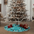 thumbnail image 4 of Fotbe Penguins On The Ice In The Sea Pattern Christmas Tree Skirt, Tree Skirts Plush Christmas Decorations, Christmas Tree Skirts Xmas Decorations Holiday Party Decor-30", 4 of 6