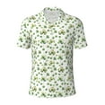 thumbnail image 2 of Daiia St Patrick's Day3 Pattern Men’s Polo Shirts,Solid Deck Shirt,Classic Fit, Breathable Cotton Polo for Casual and Sport Wear-Small, 2 of 7