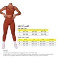 thumbnail image 4 of Leggings con sujetador deportivo, trajes de entrenamiento para mujer, 2 leggings con sujetador de yoga, traje de yoga, diseño de última generación, 4 of 5