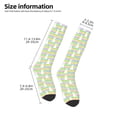 thumbnail image 2 of Naloa Rainbow Rabbit Thigh High Socks Extra Long Stretchy Sock Women Over Knee High Opaque Stocking Daily Wear, 2 of 6