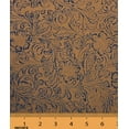 thumbnail image 7 of Waverly Inspirations 52" Faux Leather Jacobean Print Upholstery Fabric, Brown, Available In Multiple Colors, 7 of 7