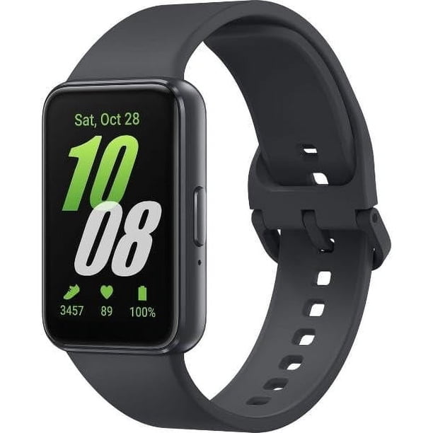 Samsung Funda Negra con Correa Deportiva para Galaxy Fit 3 de 40 Mm
