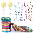 thumbnail image 2 of Cinta de globo láser de 5mm para decoración de fiestas, accesorios de boda y cumpleaños, cintas de satén para manualidades, 10 metros por rollo, 2 of 7
