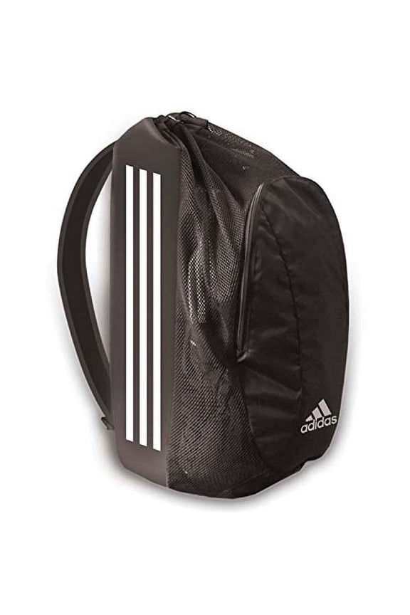 Adidas Adult Youth Wrestling Gear Bag Backpack Equipment 24" x 12" (Black/White)