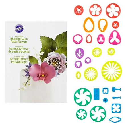 Flower Cutter - Wilton Gum Paste Flower Cutter Set, 28-Piece