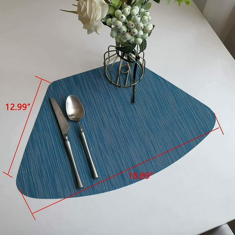 Linen Placemats Coasters Set of 4, Table Cloth Placemats Decor