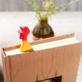 thumbnail image 3 of Funny Chicken Shape Bookmarks Soft Chicken Bookmarks Student Teacher Reading Tools Gift for Children Yellow, 3 of 5