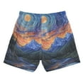 thumbnail image 7 of FORMRS Boys Swim Trunks Quick Dry Mesh Liner Boardshorts Sizes XS-XL, Mountains and Forests, 7 of 7