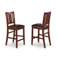 thumbnail image 2 of YABU3-MAH-LC 3 PC Dining counter height set - Table and 2 bar stools., 2 of 4