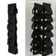 thumbnail image 5 of Estante colgante para zapatos perfecl organizador de zapatos de puerta negro 6 bolsillos, 5 of 8