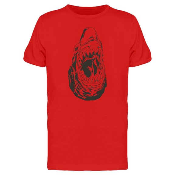 Cool Grunge Shark Head Tee Men's -Image by Shutterstock