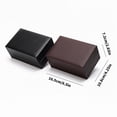 thumbnail image 5 of Lerpwige Stylish Flip Top PU Jewelry Box For Watches Earrings And Bracelets Easy Carry, 5 of 10