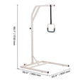 thumbnail image 6 of KFFKFF Height-Adjustable Trapeze Bar for Bed Mobility, Freestanding Design with Wheels, 300 lbs Capacity Pull-Up Assist for Elderly and Disabled, Suitable for Home, Nursing, and Hospital Care, 6 of 9