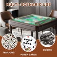 thumbnail image 5 of Mahjong Mat 31.5" x 31.5" Pink Colorful Fish Water Lilies Non-Slip Noise Reduction American Mahjong Tiles Table Cover for Dominoes Poker Card Board Games Gift, 5 of 8
