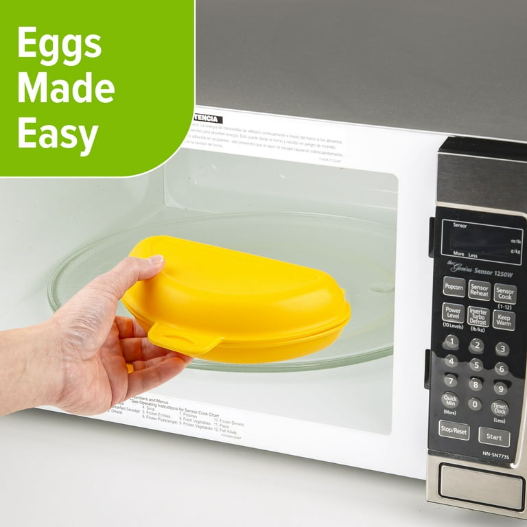  Culinary Elements Microwavable Nonstick Omelet Maker: Quick &  Easy Breakfast, Dishwasher Safe, Holds Up to 3 Eggs: Kitchen Small  Appliances: Home & Kitchen