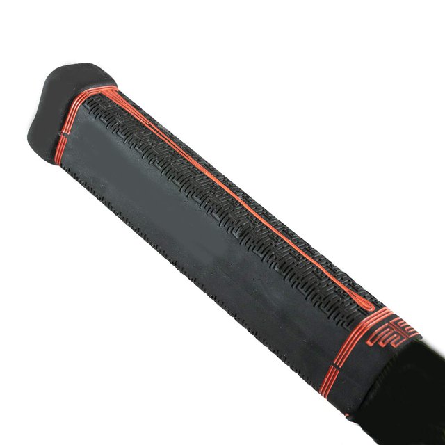 Buttendz Fusion Z Hockey Stick Replacement Grip - Reusable Design, Small Knob Player Grip for Top Hand Mobility, Fits All Stick Sizes (Black, Fire Drip)