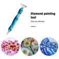 thumbnail image 4 of Pluma de pintura de diamante de resina 5D con caja de almacenamiento de 6 puntas de metal (azul) Likrtyny Oficina Multiescena Multifunción, 4 of 8