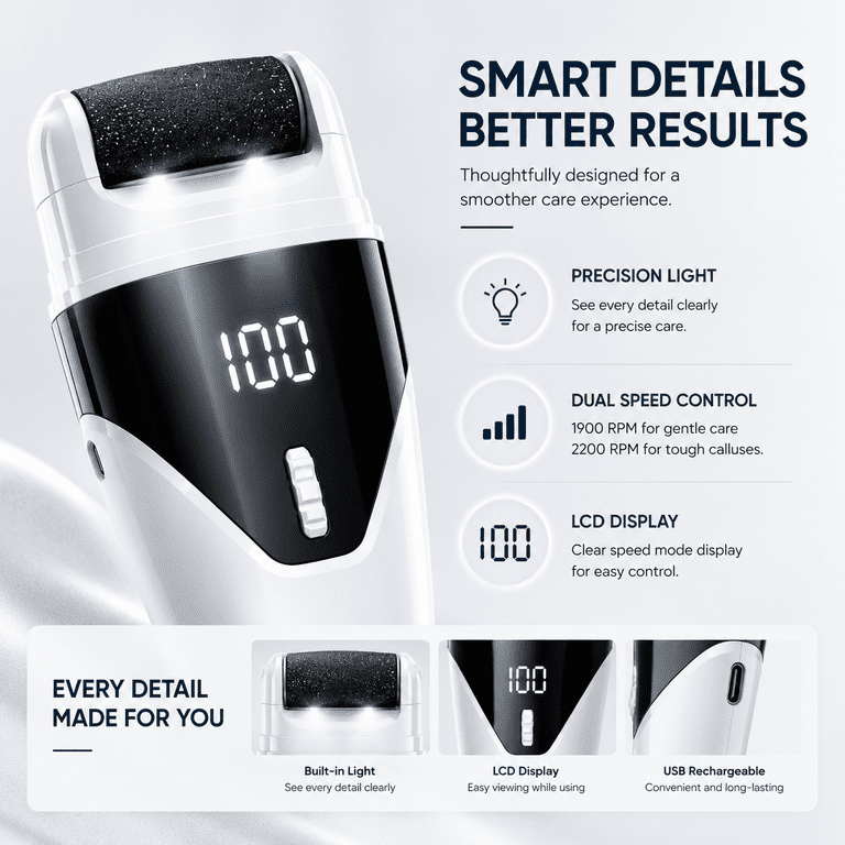 Berlaney Rechargeable Electric Foot Callus Remover photo 5