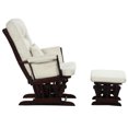 thumbnail image 4 of Angel Line Monterey II Glider and Ottoman, Espresso Finish with Beige Cushions, 4 of 4