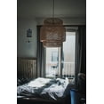 thumbnail image 3 of Feohak Farmhouse Chandeliers for Dining Room, 5-Light Rustic Kitchen Island Light Fixture, Wood Linear Industrial Black Rectangular Ceiling, 3 of 8