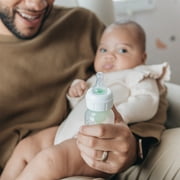 دكتور. براونز التدفق الطبيعي المستوى 1 زجاجة ضيقة حلمة سيليكون ، تدفق بطيء ، 0 م + ، 100٪ حلمة زجاجة سيليكون ، 2 عبوة
