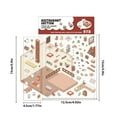 thumbnail image 3 of AUTUMN Fun DIY Stickers Scene Make Your Own Supermarket, DIY 3D House Stickers, Cute 3D Korean Cartoon Scene Stickers for Adult Relief Stress Pass The Time, 3 of 7