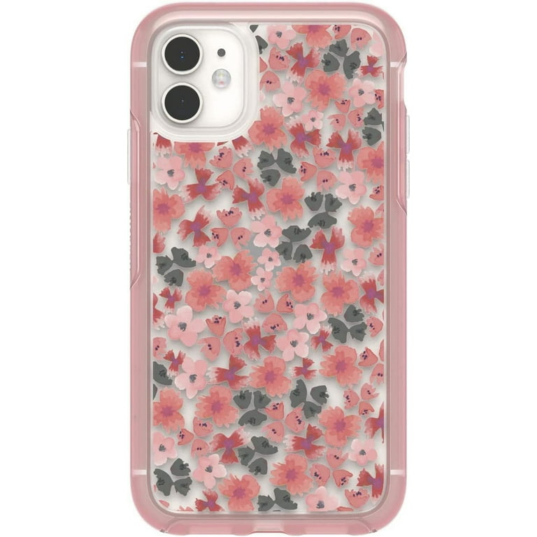 OtterBox Symmetry Flowers Cell Phone Case for iPhone 11, Pink OtterBox Symmetry Flowers Cell Phone Case for iPhone 11, Pink
