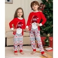 thumbnail image 4 of Conjunto de pijamas familiares a juego con estampado de Papá Noel y Feliz Navidad, conjuntos familiares a juego para adultos, niños y bebés, pijamas familiares navideños 2025, 4 of 4