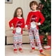thumbnail image 3 of Pijamas familiares a juego de Navidad 2025 con estampado de Papá Noel y Feliz Navidad, conjuntos familiares a juego para adultos, niños y bebés, pijamas familiares navideños, 3 of 4