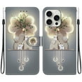 thumbnail image 2 of Print Pattern PU Leather Wallet Style Flip Cover With Card Holder Protection Mobile Phone Case For iPhone 16 16Pro 16Plus 16ProMax 15 15Pro 15Plus 15ProMax 14 14Plus 13 12 11 Pro Mini ProMax, 2 of 8