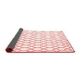 thumbnail image 2 of Ahgly Company Indoor Round Trellis Red Contemporary Area Rugs, 4' Round, 2 of 4