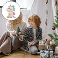 thumbnail image 4 of OULII 1 Ensemble Peluche Licorne au Design Adorable Blanc pour Femmes, 4 of 8