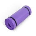 thumbnail image 5 of CAP High Density NBR Foam 1-inch Thick Exercise Yoga Mat with Carry Strap, 71"x24"x1" (25.4mm Thick), Purple, 5 of 10