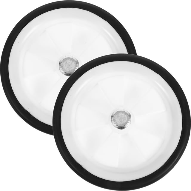 2 Pcs Roue de Remplacement pour Compresseur d'Air Universel Installation Facile Haute Efficacité Roulettes de Compresseur pour Usage Industriel