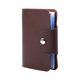 thumbnail image 1 of PU cuero titular de la tarjeta de visita bolsillo caso monedero protector de cartera para 24 tarjetas (marrón) Ecomeon no, 1 of 3