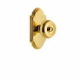thumbnail image 6 of Grandeur 811260 Arc Solid Brass Passage Door Knob Set - Grey, 6 of 6