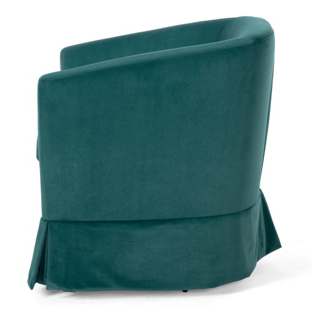 BSHTI 27.36inch Wide Swivel Chair,Mid-century Swivel Chair with Armrest for Livingroom