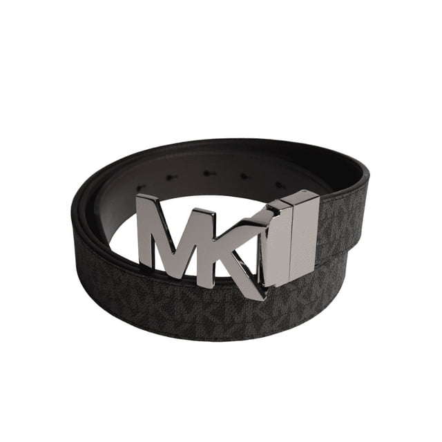 Cinturón Michael Kors Hombre Doble Vista Negro Café