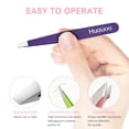 thumbnail image 5 of 4 Pcs Tweezers Set, Stainless Steel Hair Removal Makeup Tool, Gift,Multicolor, 5 of 7