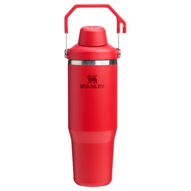 Vaso Stanley IceFlow 2.0 Fast Flow de 900 ml con asa, color rojo